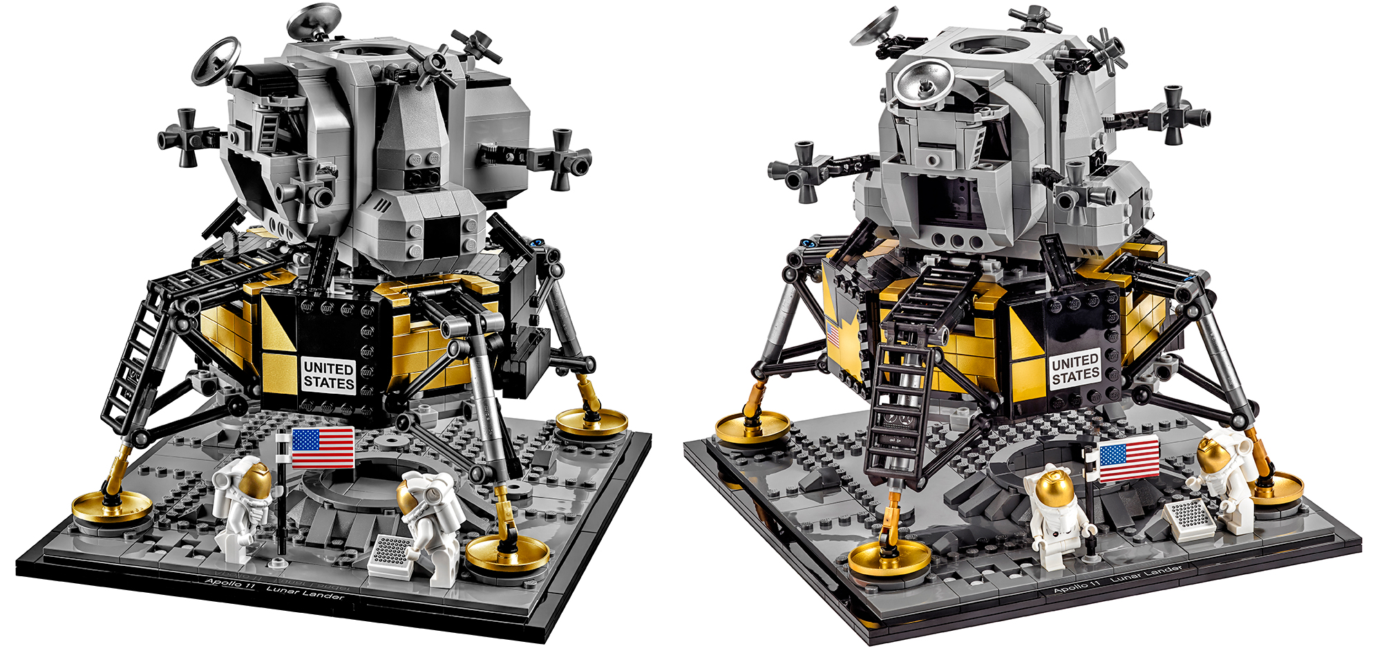 One small step for man, and one even smaller step for a Lego minifigure.